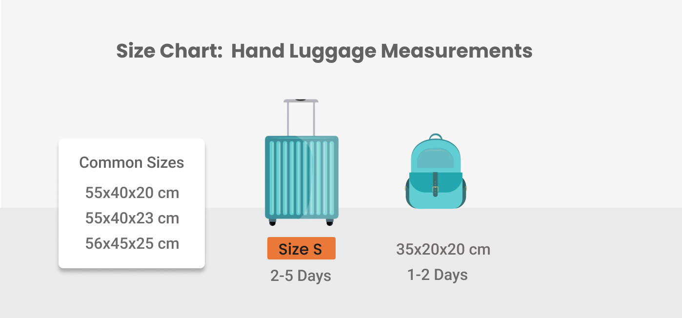 Cabin bag size in cm on sale