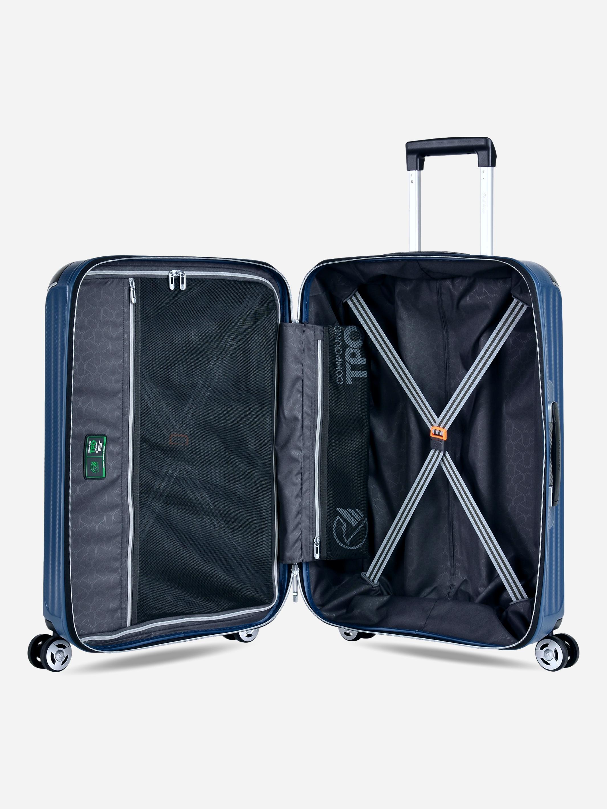 Eminent Materia Medium Size TPO Suitcase Blue Interior