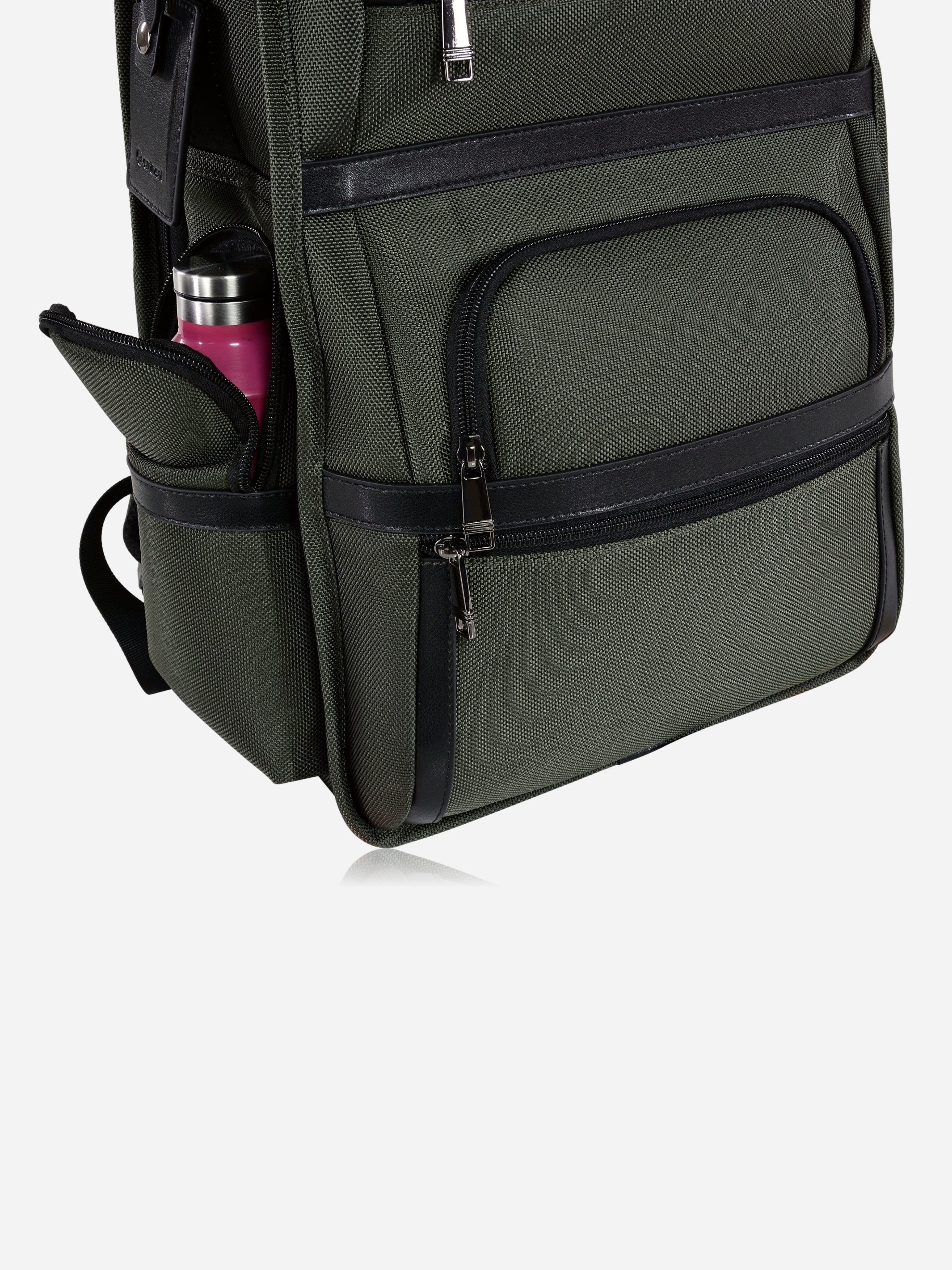 Eminent Laptop Backpack Roadmaster Green Right Side Pocket